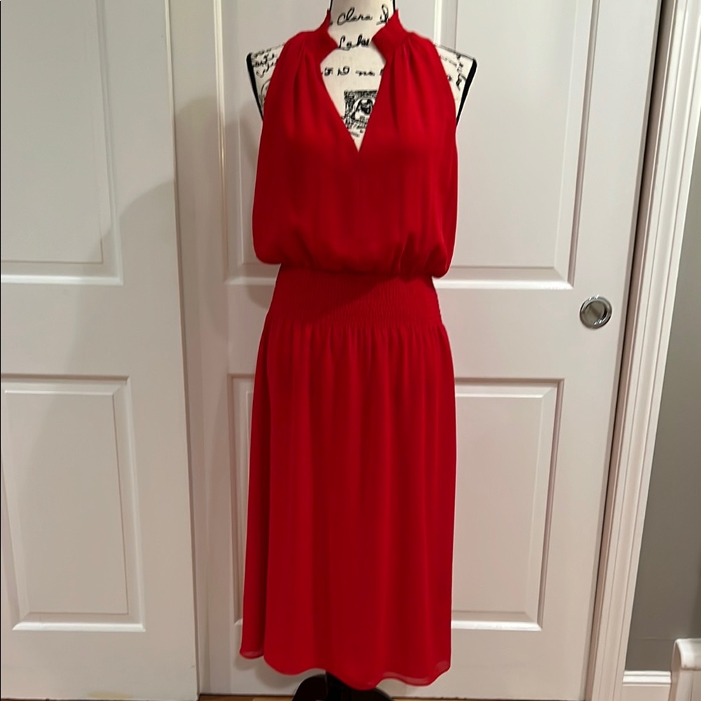 White House Black Market Red Dress